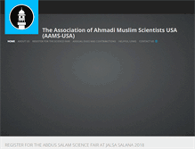 Tablet Screenshot of muslimscientists.org